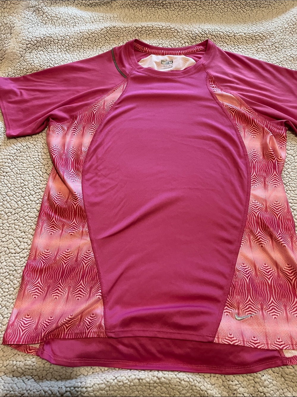 Nike Women's Magenta Pink Athletic Tee